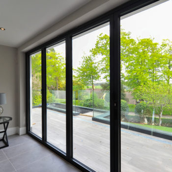 Aluminium windows & sliding door frames, outline the exterior view