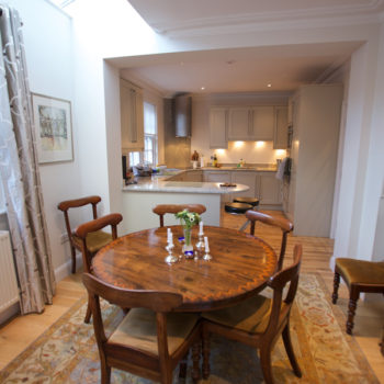 dining area of a remodelled house by dna architecture