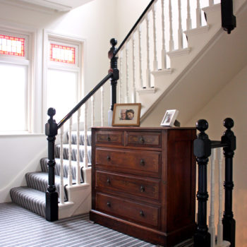 New staircase in a house as part of the refurbishments